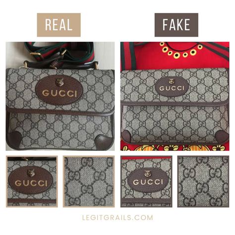 gucci backpack real vs fake|how to tell authentic gucci.